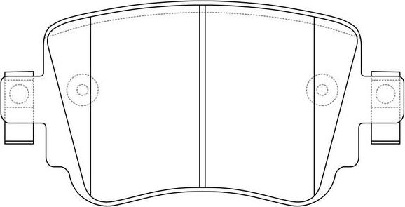 FIT FP0158 - Brake Pad Set, disc brake car-mod.net