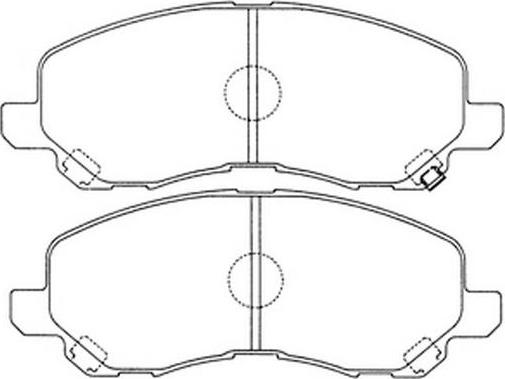 FIT FP0866 - Brake Pad Set, disc brake car-mod.net
