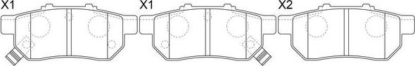 FIT FP0374 - Brake Pad Set, disc brake car-mod.net