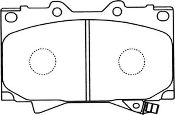 FIT FP0772 - Brake Pad Set, disc brake car-mod.net