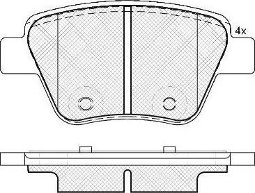 FIT FP1456 - Brake Pad Set, disc brake car-mod.net