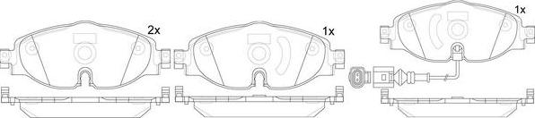 FIT FP1115E - Brake Pad Set, disc brake car-mod.net