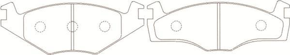 FIT FP2102 - Brake Pad Set, disc brake car-mod.net