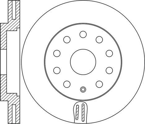 BENDIX 562688 BC - Brake Disc car-mod.net