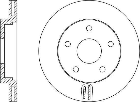 FIT FR0195V - Brake Disc car-mod.net