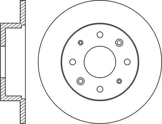BENDIX 520223 - Brake Disc car-mod.net