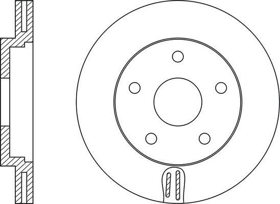 FIT FR0160V - Brake Disc car-mod.net