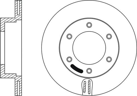 BENDIX 520199 - Brake Disc car-mod.net