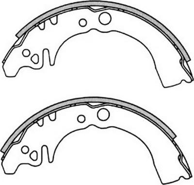 FIT FT6014 - Drum Brake Shoe Set car-mod.net