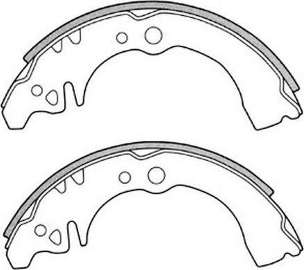 FIT FT6011 - Drum Brake Shoe Set car-mod.net