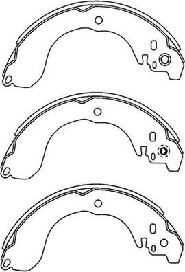 FIT FT0919 - Drum Brake Shoe Set car-mod.net