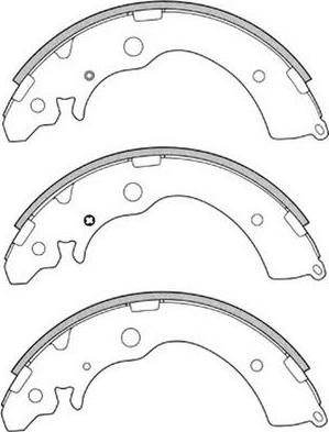 FIT FT0627 - Drum Brake Shoe Set car-mod.net