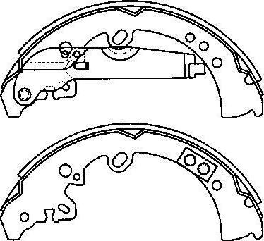 FIT FT1081 - Drum Brake Shoe Set car-mod.net