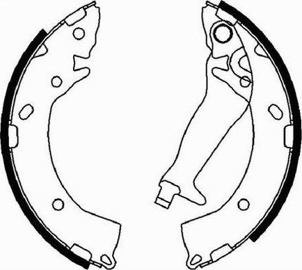 FIT FT1076 - Drum Brake Shoe Set car-mod.net