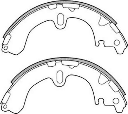 FIT FT1185 - Drum Brake Shoe Set car-mod.net