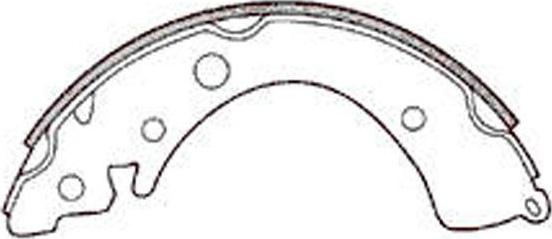 FIT FT8280 - Drum Brake Shoe Set car-mod.net