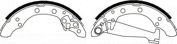 FIT FT3034 - Drum Brake Shoe Set car-mod.net