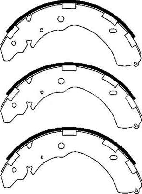 FIT FT3319 - Drum Brake Shoe Set car-mod.net