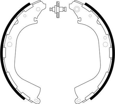 FIT FT2137 - Drum Brake Shoe Set car-mod.net