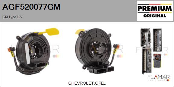 FLAMAR AGF520077GM
 - Clockspring, airbag car-mod.net