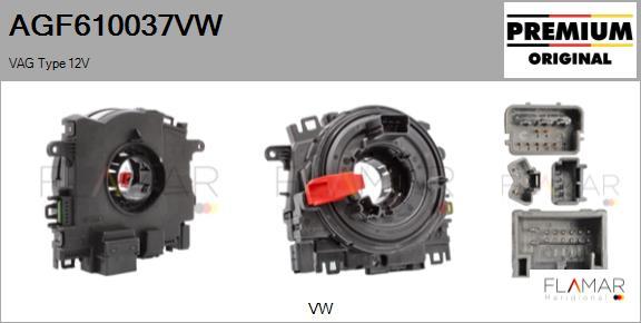 FLAMAR AGF610037VW
 - Clockspring, airbag car-mod.net