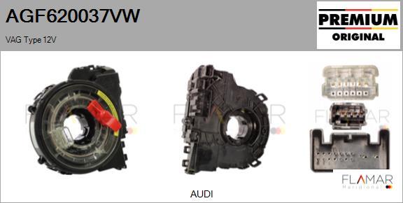 FLAMAR AGF620037VW - Clockspring, airbag car-mod.net