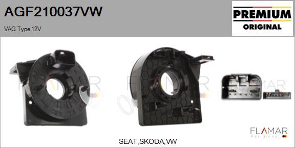 FLAMAR AGF210037VW
 - Clockspring, airbag car-mod.net