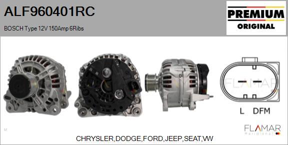 FLAMAR ALF960401RC - Alternator car-mod.net