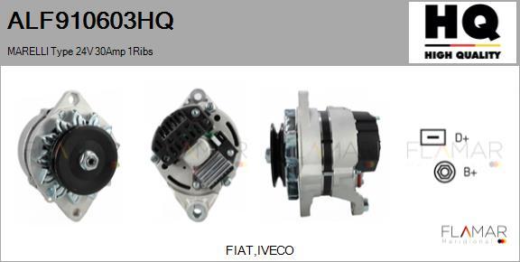 FLAMAR ALF910603HQ - Alternator car-mod.net