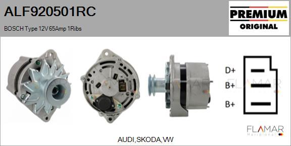 FLAMAR ALF920501RC - Alternator car-mod.net