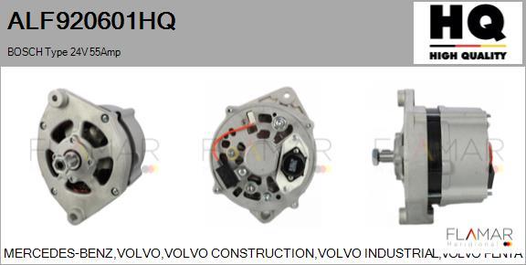 FLAMAR ALF920601HQ - Alternator car-mod.net