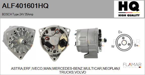 FLAMAR ALF401601HQ - Alternator car-mod.net