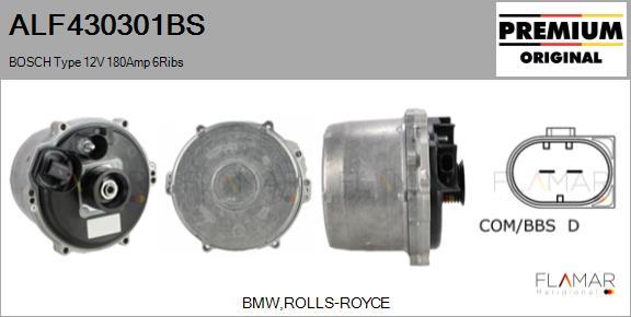 FLAMAR ALF430301BS - Alternator car-mod.net