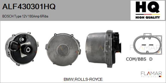 FLAMAR ALF430301HQ - Alternator car-mod.net
