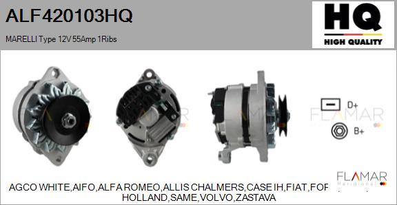 FLAMAR ALF420103HQ - Alternator car-mod.net