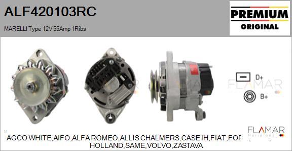 FLAMAR ALF420103RC - Alternator car-mod.net
