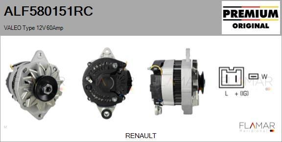FLAMAR ALF580151RC - Alternator car-mod.net