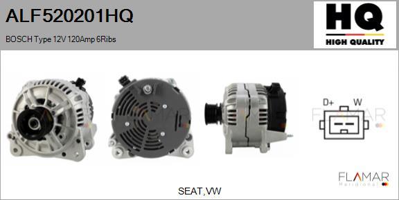 FLAMAR ALF520201HQ - Alternator car-mod.net