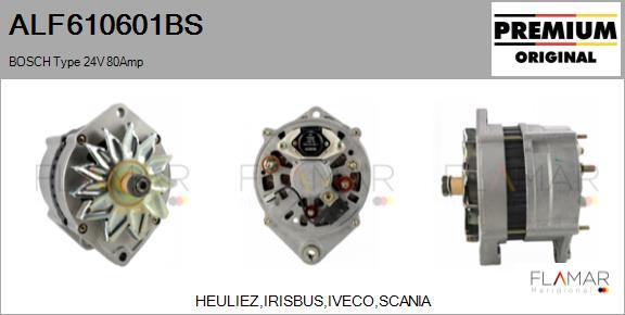 FLAMAR ALF610601BS - Alternator car-mod.net
