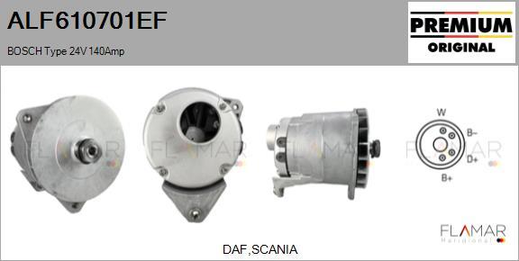 FLAMAR ALF610701EF - Alternator car-mod.net