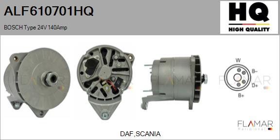FLAMAR ALF610701HQ - Alternator car-mod.net