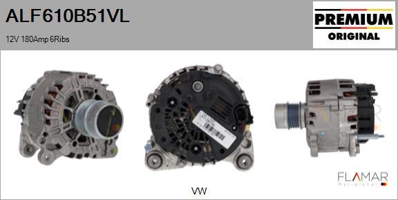 FLAMAR ALF610B51VL - Alternator car-mod.net