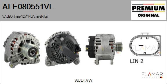 FLAMAR ALF080551VL - Alternator car-mod.net