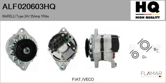 FLAMAR ALF020603HQ - Alternator car-mod.net