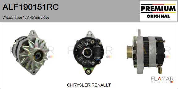 FLAMAR ALF190151RC - Alternator car-mod.net