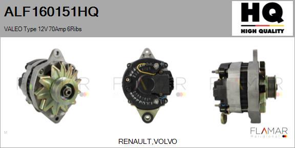 FLAMAR ALF160151HQ - Alternator car-mod.net