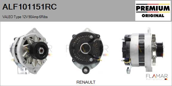 FLAMAR ALF101151RC - Alternator car-mod.net