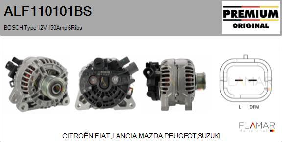 FLAMAR ALF110101BS - Alternator car-mod.net