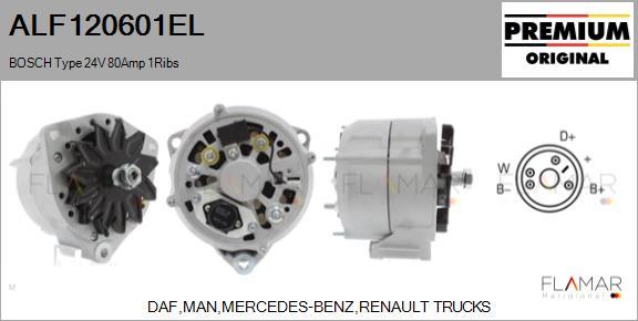 FLAMAR ALF120601EL - Alternator car-mod.net