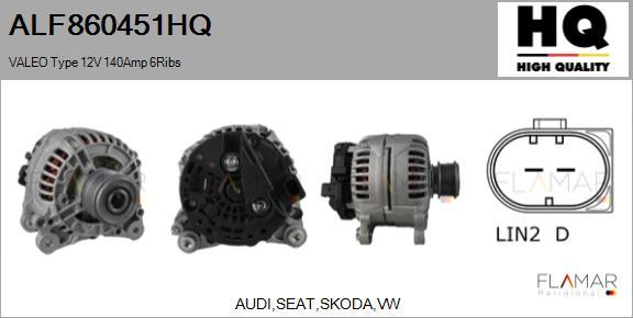 FLAMAR ALF860451HQ - Alternator car-mod.net